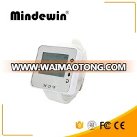 Mindewin New Generation Restaurant Paging Calling System Wrist Watch Pager